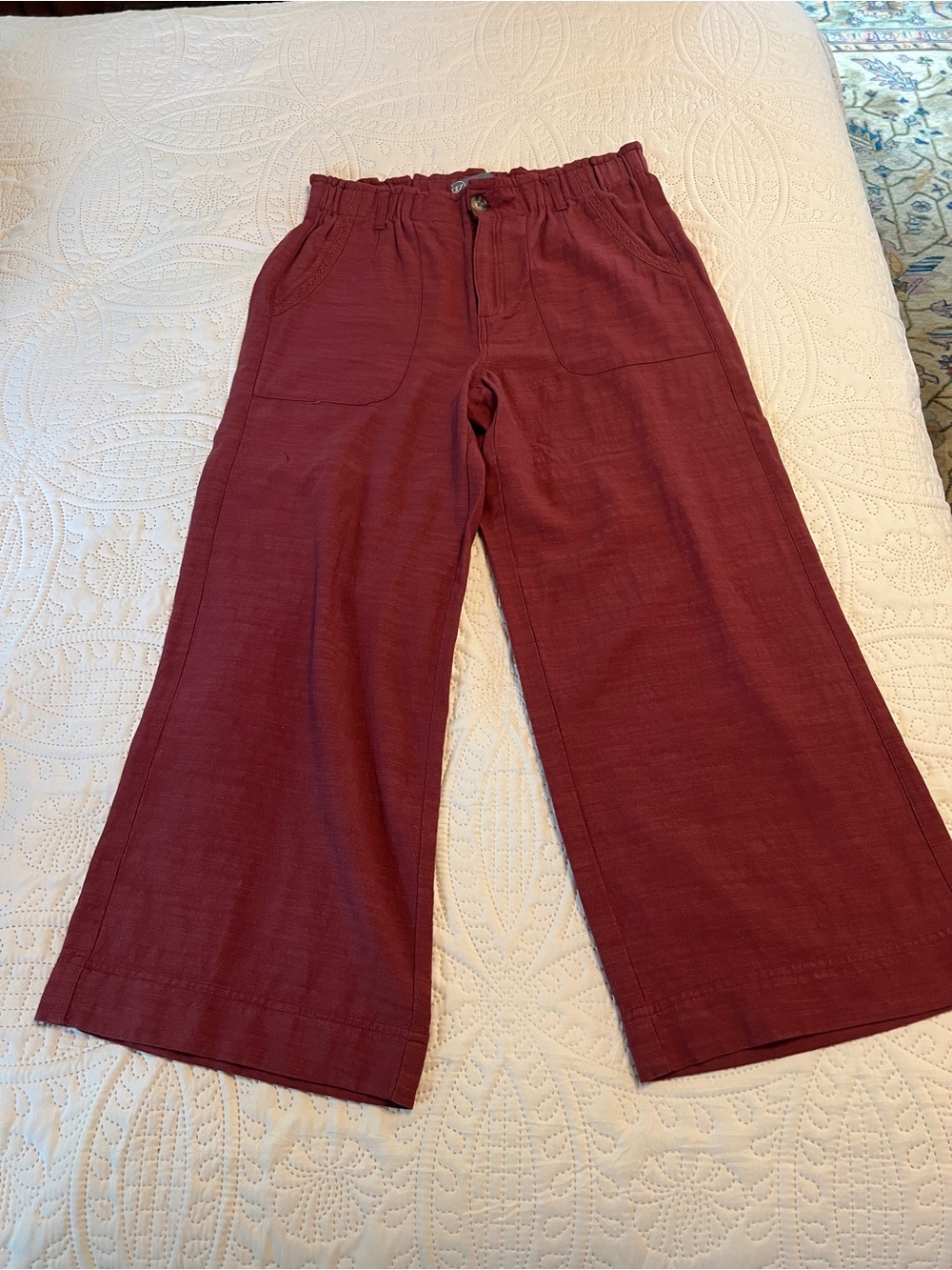 Wit & Wisdom Pull-On Pants in Burgundy 10P